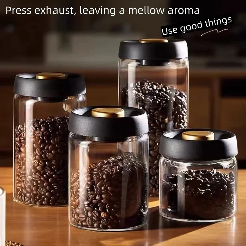 Xbloom Coffee Tea - جرة قهوة يدوية مختومة بالفراغ، حاوية