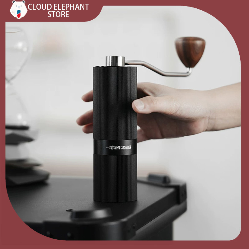 Burr Hand Grinder - مطحنة إسبريسو يدوية MHW-3BOMBER مع إعدادات