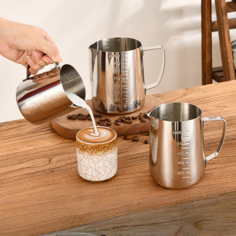 Barista Milk Jug - إبريق رغوة الحليب من الفولاذ المقاوم