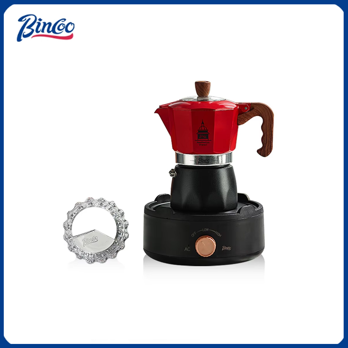 Bincoo صمام مزدوج القهوة وعاء  - مراجعة Moka Pot Stove وسعره
