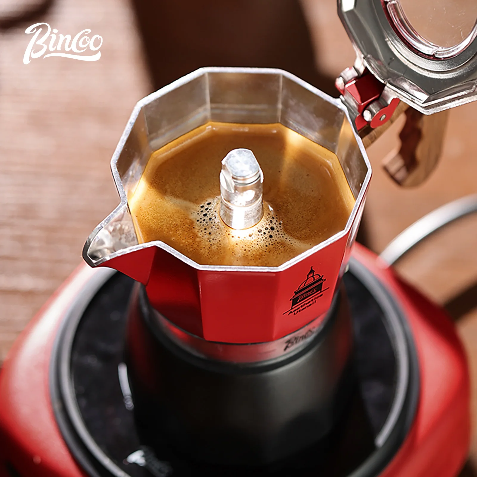 Bincoo صمام مزدوج القهوة وعاء  - مراجعة Moka Pot Stove وسعره