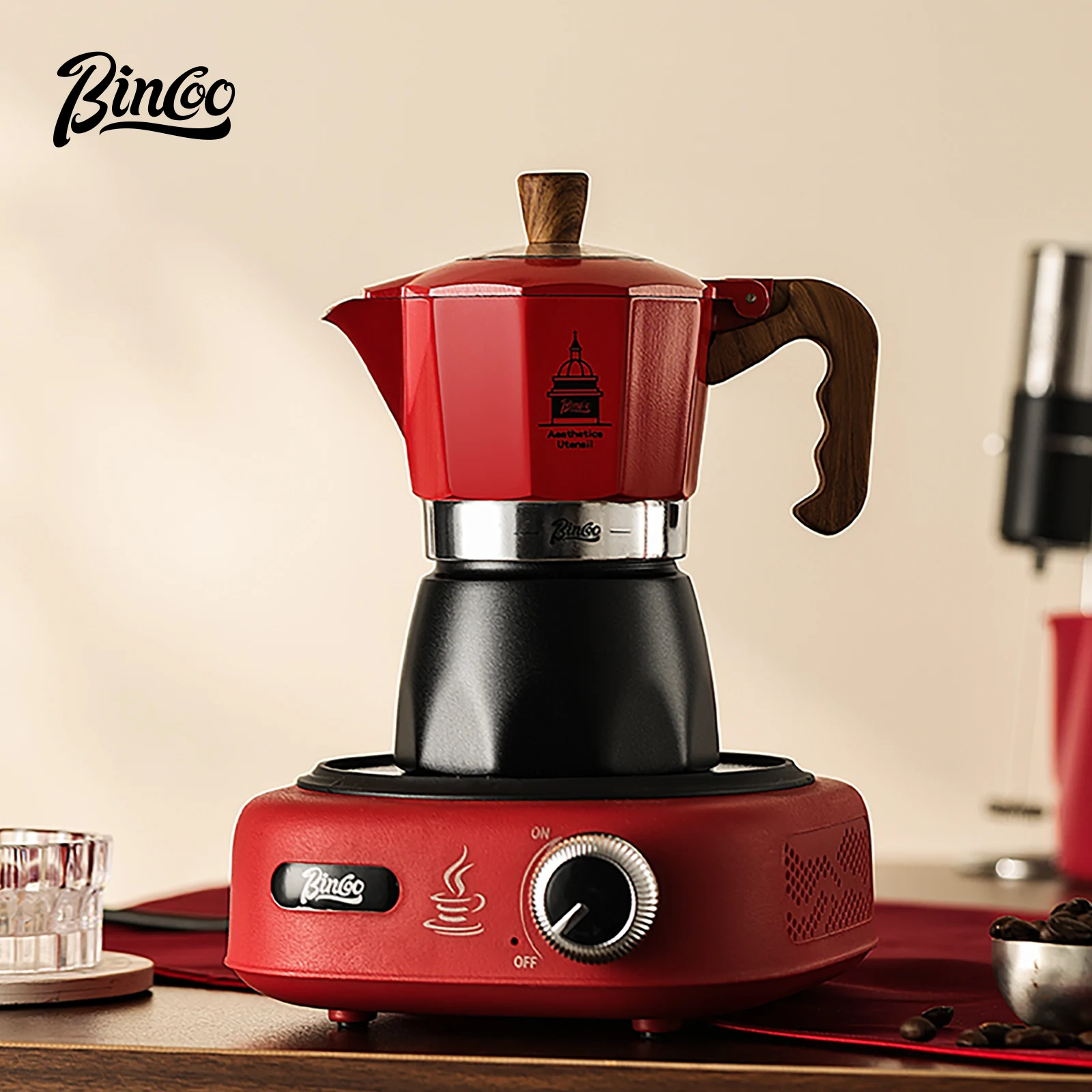 Bincoo صمام مزدوج القهوة وعاء  - مراجعة Moka Pot Stove وسعره