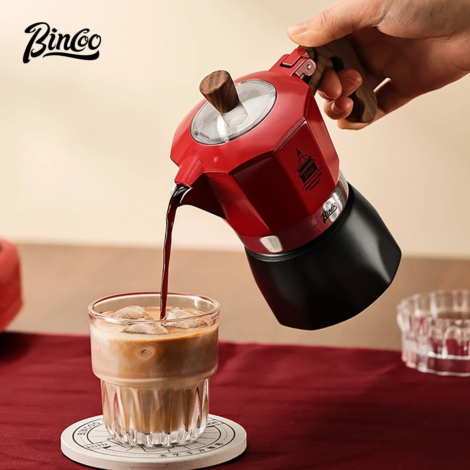 Bincoo صمام مزدوج القهوة وعاء  - مراجعة Moka Pot Stove وسعره