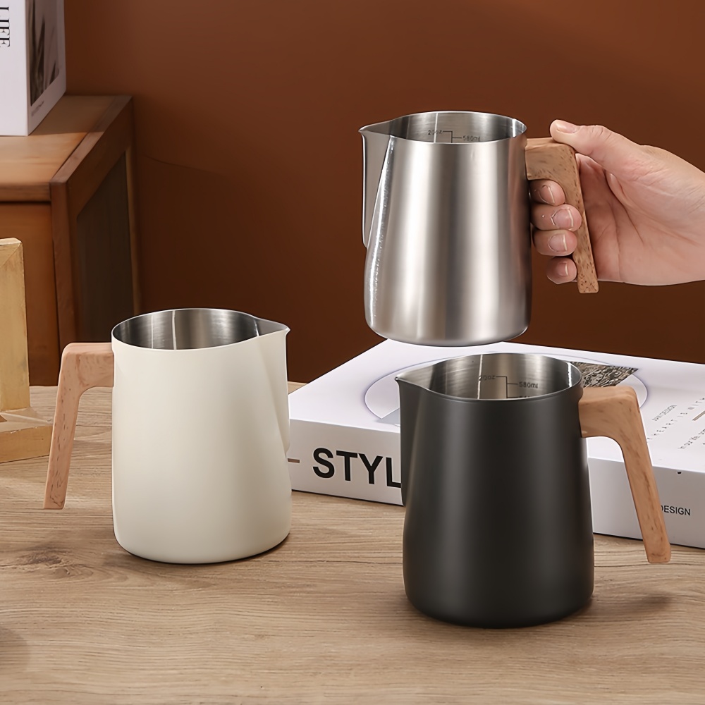 إبريق مزبد حليب القهوة 304 من  - مراجعة Barista Milk Jug وسعره