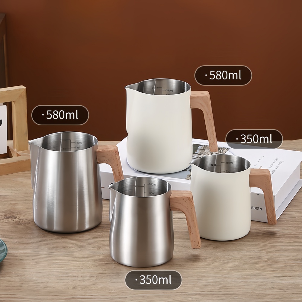 إبريق مزبد حليب القهوة 304 من  - مراجعة Barista Milk Jug وسعره