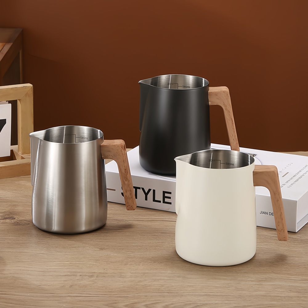 إبريق مزبد حليب القهوة 304 من  - مراجعة Barista Milk Jug وسعره