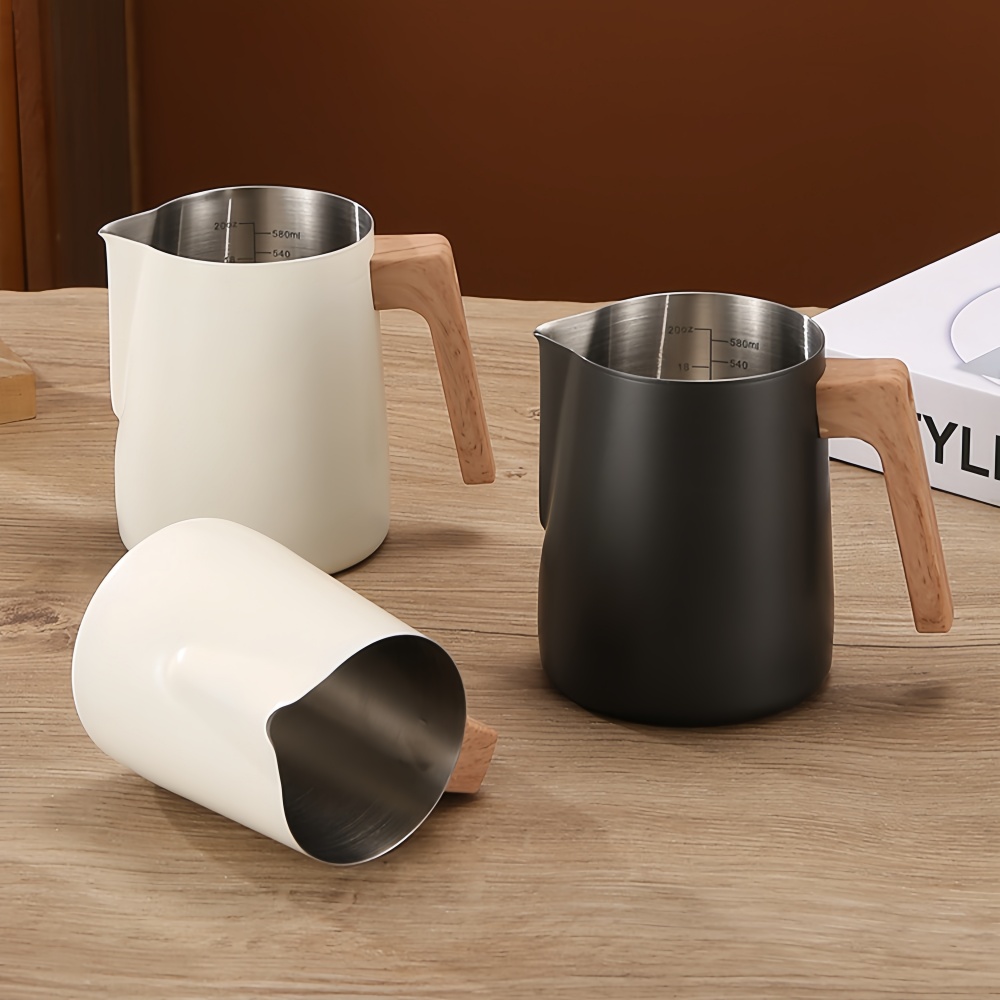 إبريق مزبد حليب القهوة 304 من  - مراجعة Barista Milk Jug وسعره