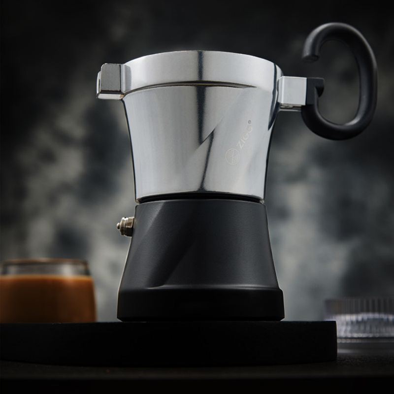 وعاء موكا زيجو ذو صمامين، صانع - مراجعة Moka Pot Stove وسعره