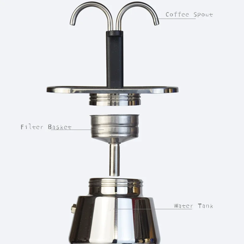وعاء موكا صغير من الفولاذ المق - مراجعة Moka Pot Stove وسعره