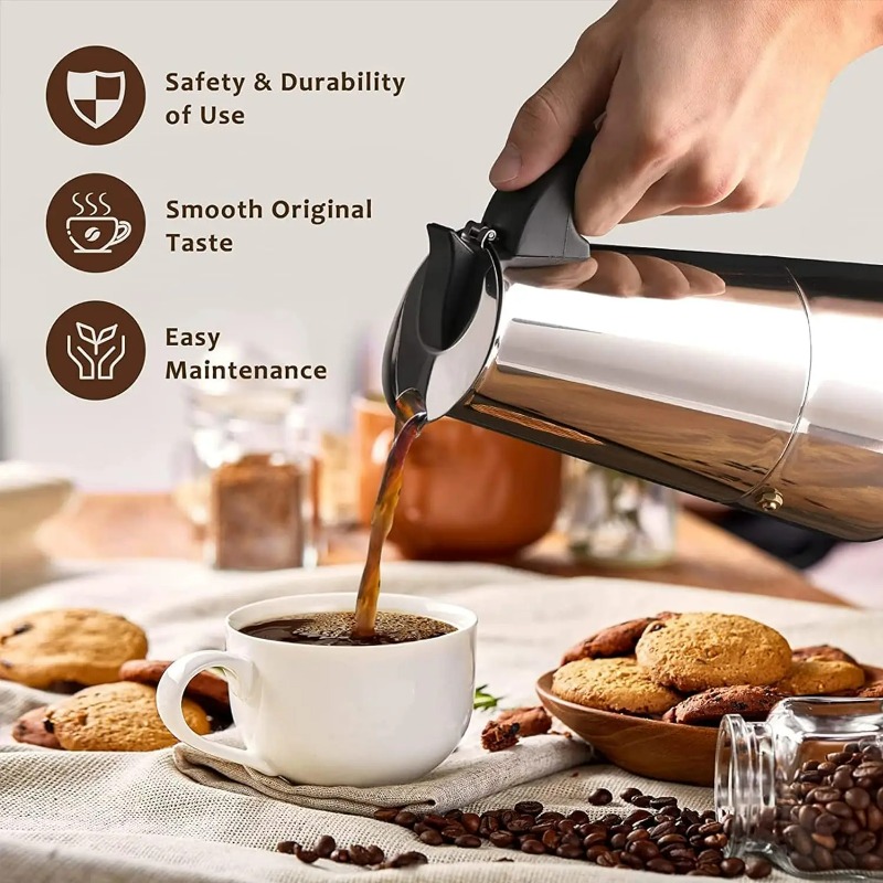 وعاء موكا من الفولاذ المقاوم ل - مراجعة Moka Pot Stove وسعره