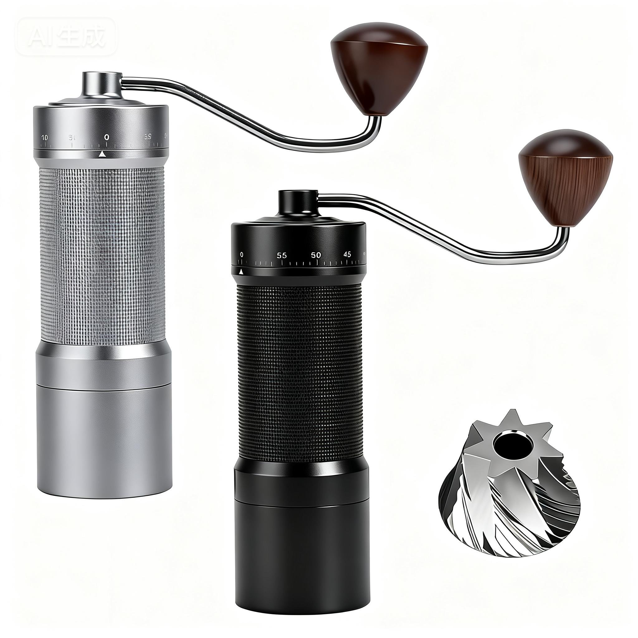 مطحنة قهوة يدوية مغناطيسية مع  - مراجعة Burr Hand Grinder وسعره