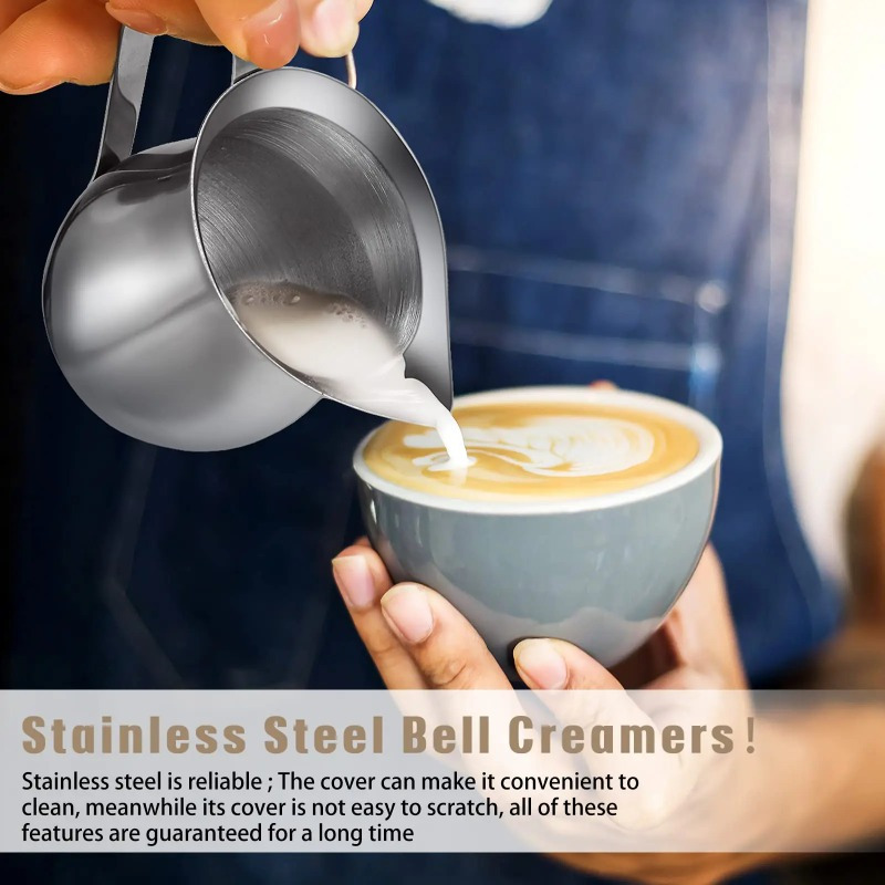 القهوة الحليب مزبد إبريق كوب ا - مراجعة Barista Milk Jug وسعره