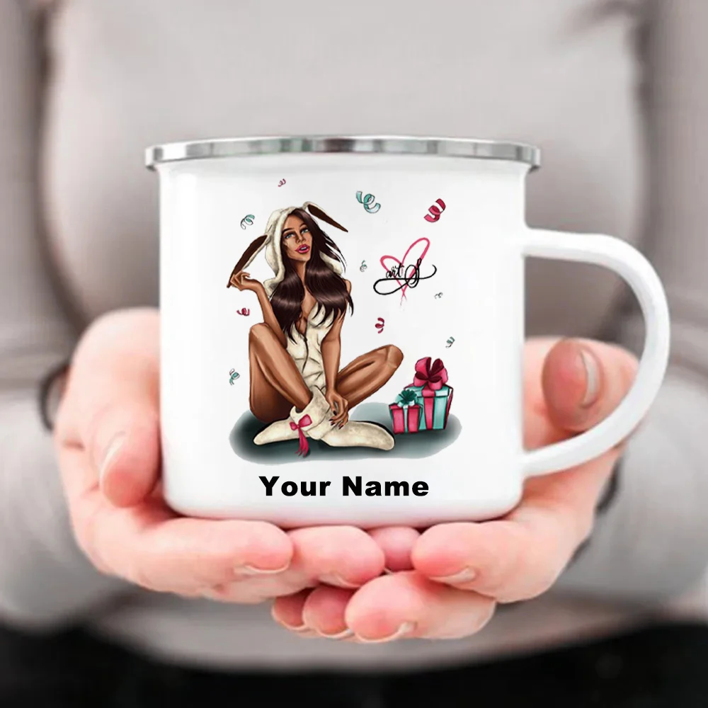 كوب من المينا مخصص باسمك عليه  - مراجعة Coffee Tea Name وسعره