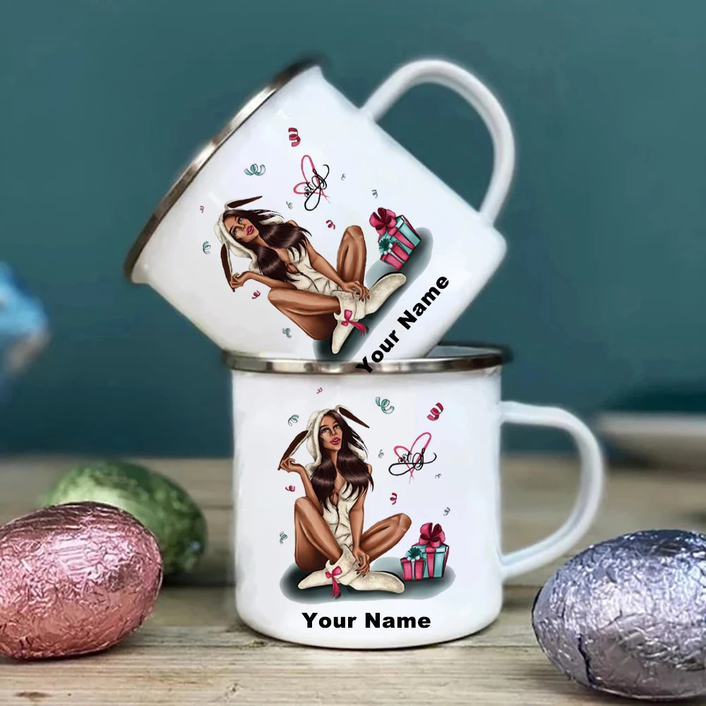 كوب من المينا مخصص باسمك عليه  - مراجعة Coffee Tea Name وسعره