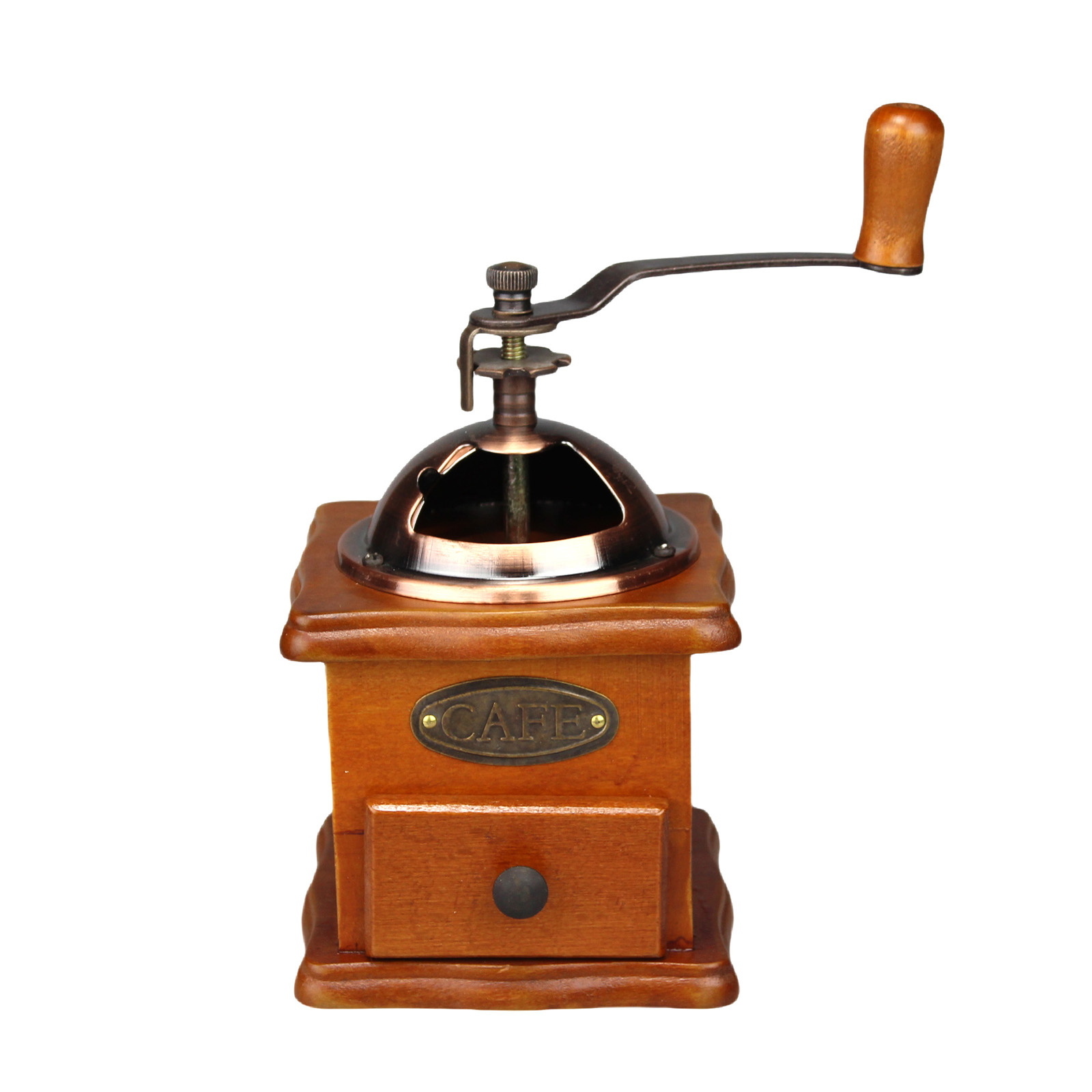 مطحنة قهوة يدوية عتيقة ، كرنك  - مراجعة Burr Hand Grinder وسعره