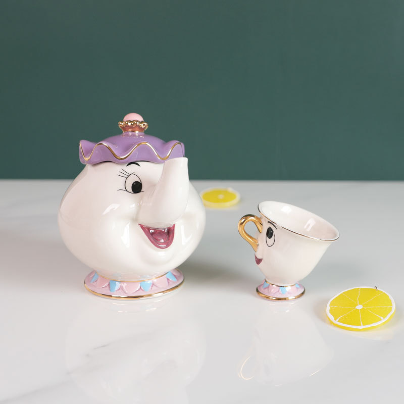 إبريق شاي كرتوني بتصميم الجميل - مراجعة Coffee Tea And Sugar Set وسعره