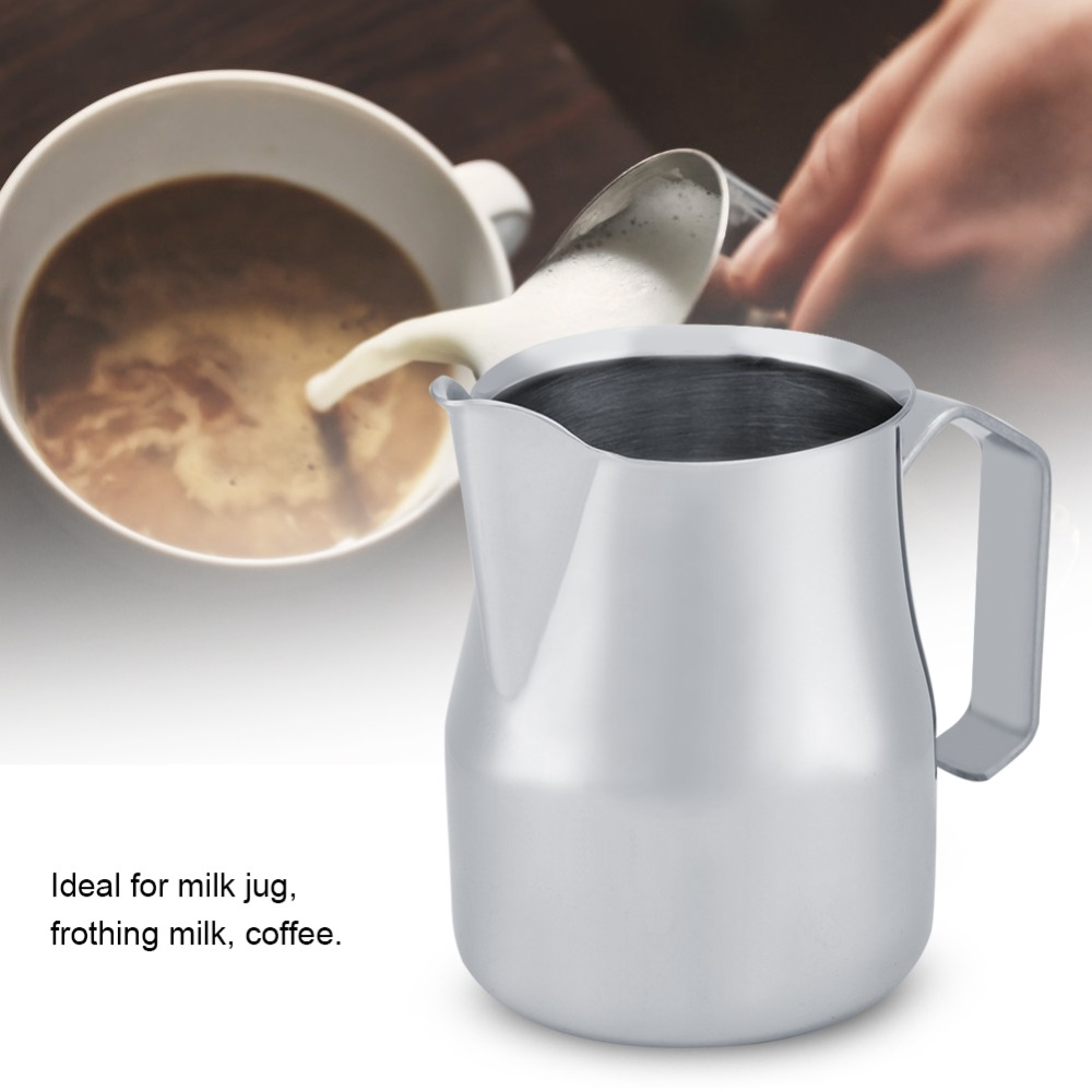 إبريق قهوة من الفولاذ المقاوم  - مراجعة Barista Milk Jug وسعره