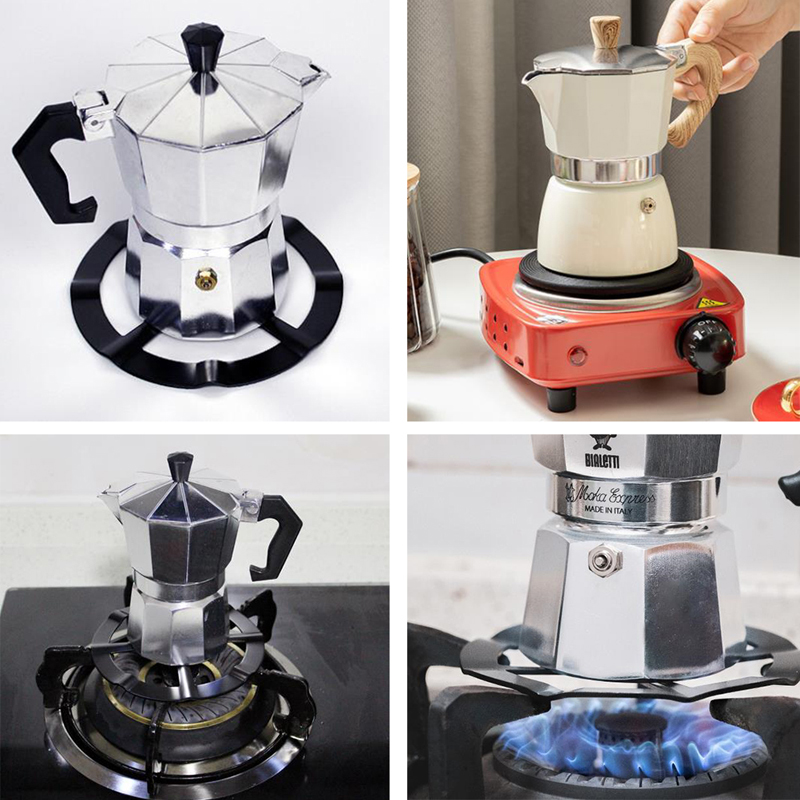 طبق بوتاجاز موقد غاز ، وعاء قه - مراجعة Moka Pot Stove وسعره