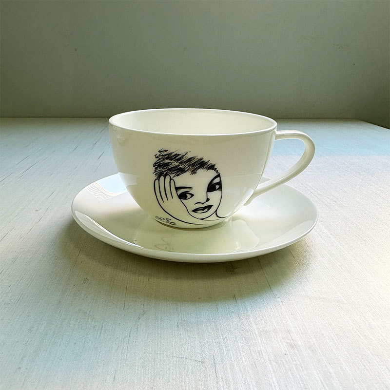 كوب سيراميك مزين برسومات شخصيا - مراجعة Coffee Tea Images وسعره