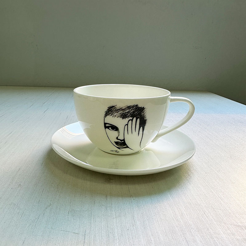 كوب سيراميك مزين برسومات شخصيا - مراجعة Coffee Tea Images وسعره