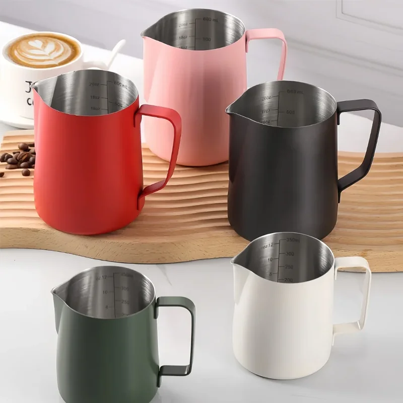 إبريق رغوة القهوة والحليب سعة  - مراجعة Barista Milk Jug وسعره