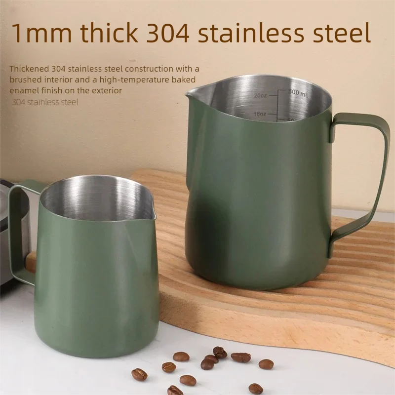 إبريق رغوة القهوة والحليب سعة  - مراجعة Barista Milk Jug وسعره
