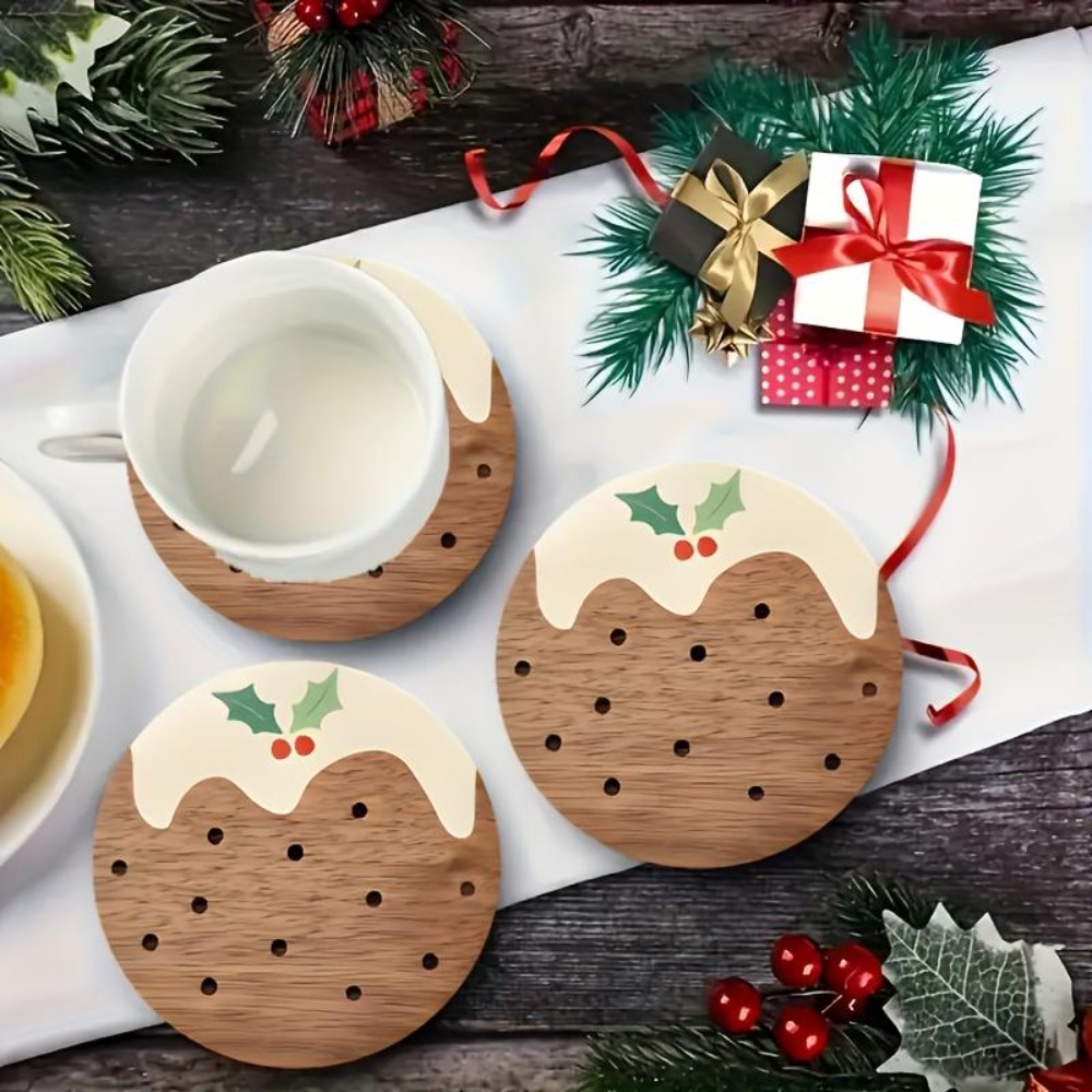 مجموعة حاملات أكواب خشبية بتصم - مراجعة Coffee Tea And Sugar Set وسعره