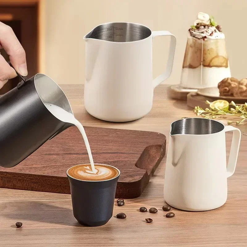 إبريق رغوة القهوة والحليب 350/ - مراجعة Barista Milk Jug وسعره
