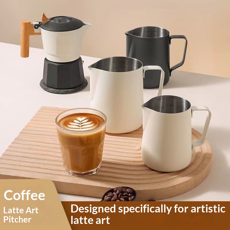إبريق رغوة القهوة والحليب 350/ - مراجعة Barista Milk Jug وسعره