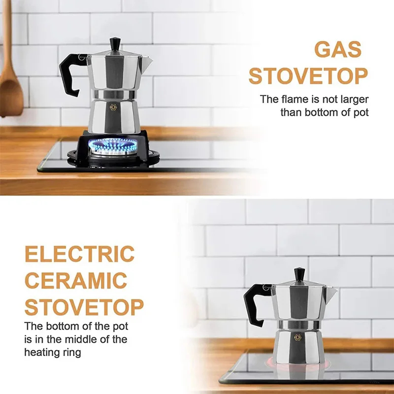 وعاء موكا ماكينة القهوة الإيطا - مراجعة Moka Pot Stove وسعره