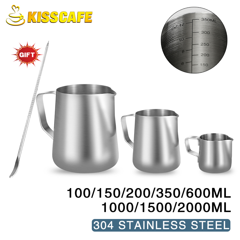 إبريق الحليب Frother حاوية من  - مراجعة Barista Milk Jug وسعره