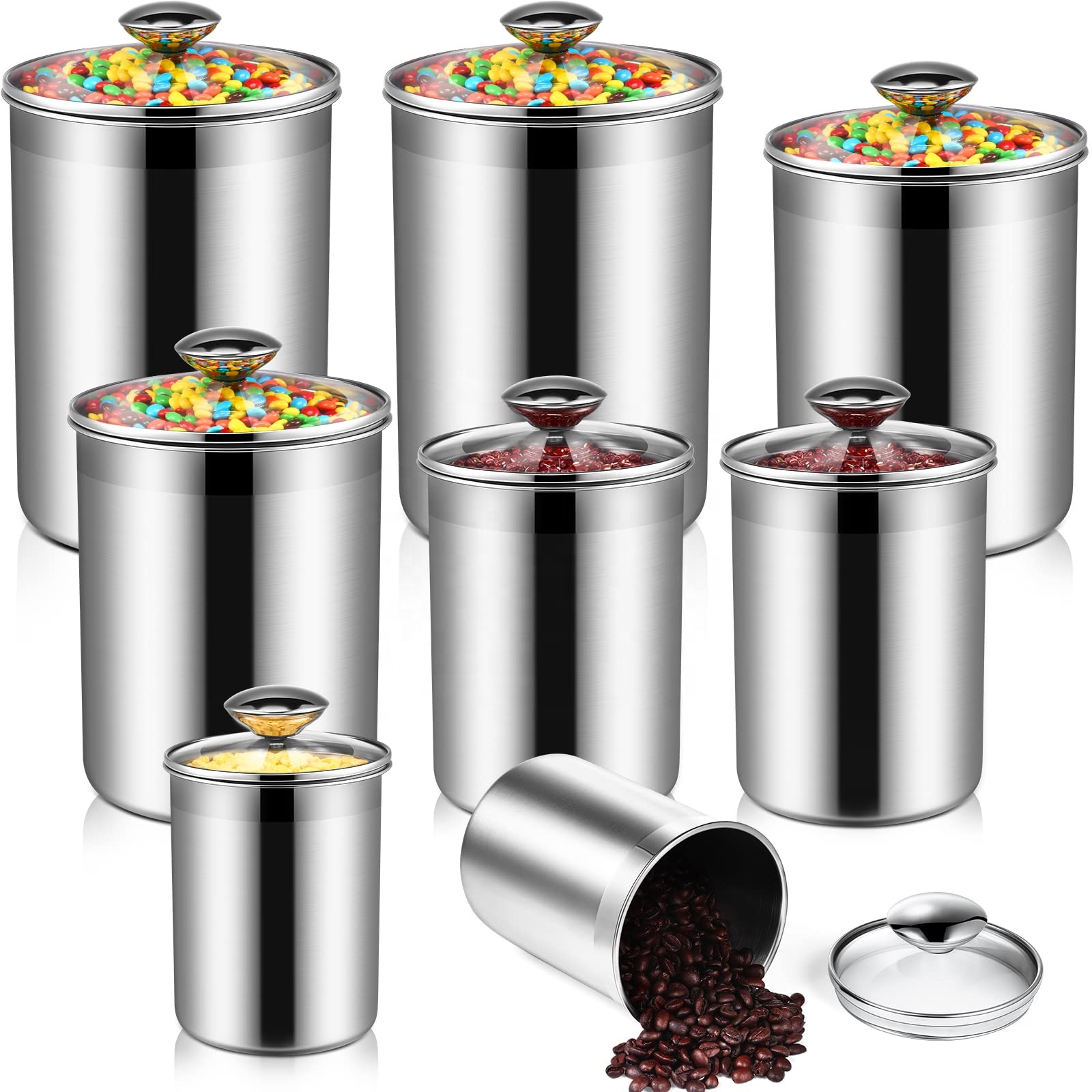 حاويات تخزين المواد الغذائية،  - مراجعة Coffee Tea And Sugar Set وسعره