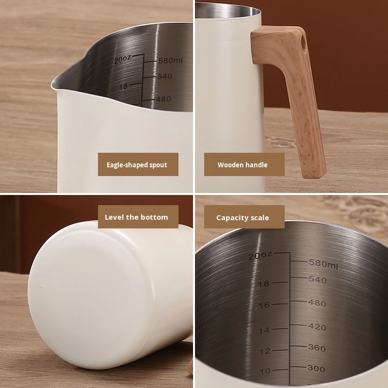 إبريق رغوة القهوة من الفولاذ ا - مراجعة Barista Milk Jug وسعره